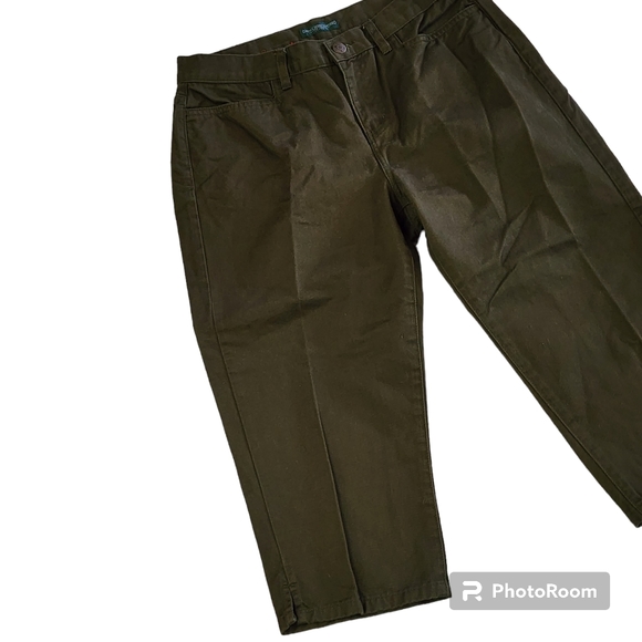 Lauren Jeans Company Ralph Lauren Classic Midcalf pants Green - Picture 3 of 8